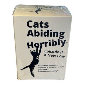 GAME Cats Abiding Horribly NIB Cards Against Humanity 3rd Party EXPANSION